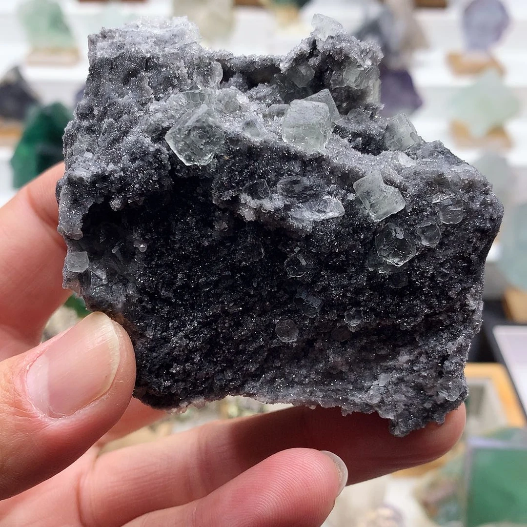 石材福建多单晶萤石