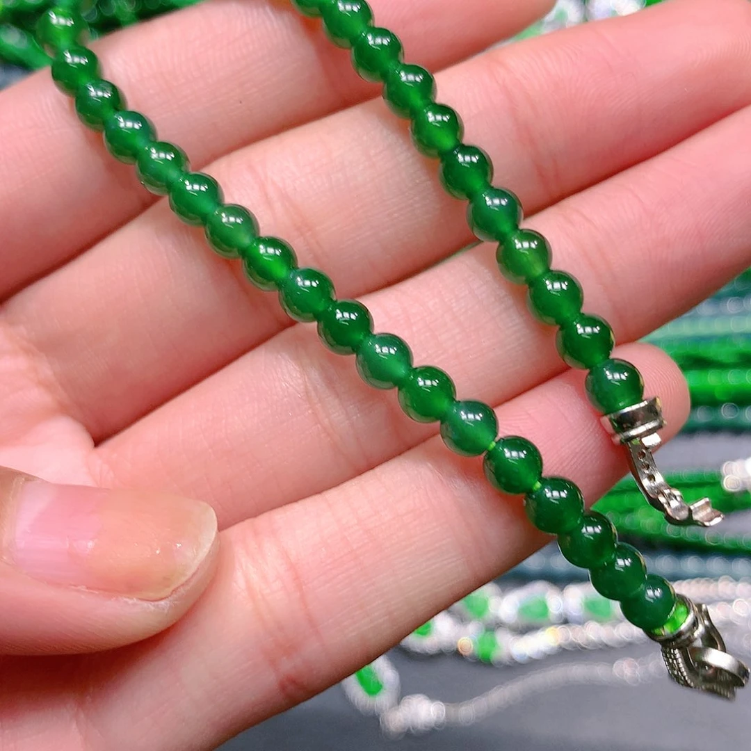 翡翠手串未镶嵌天然翡翠
