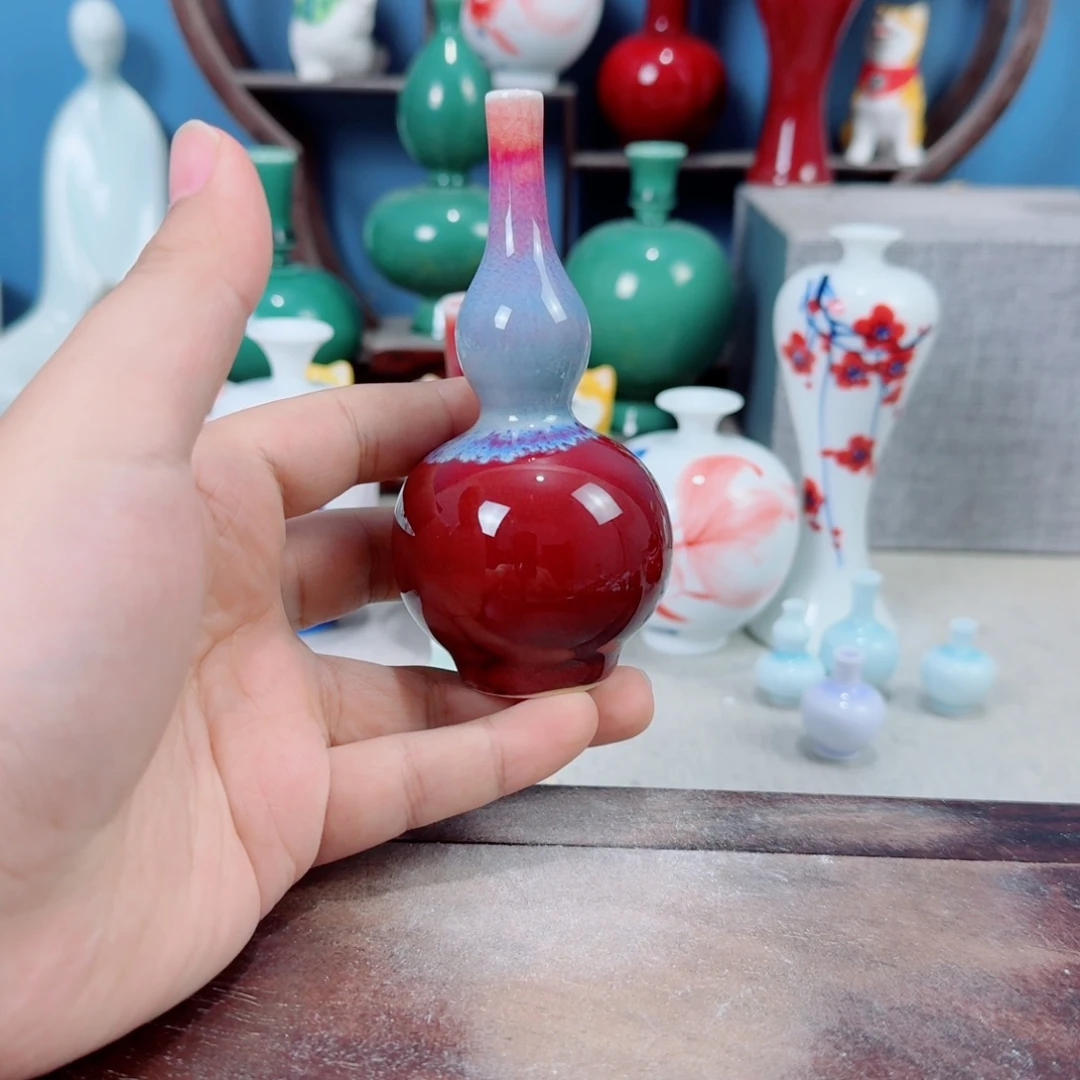 陶瓷手工小花器摆件