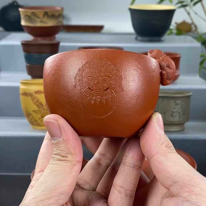 大***闲宜兴紫砂手工主人杯