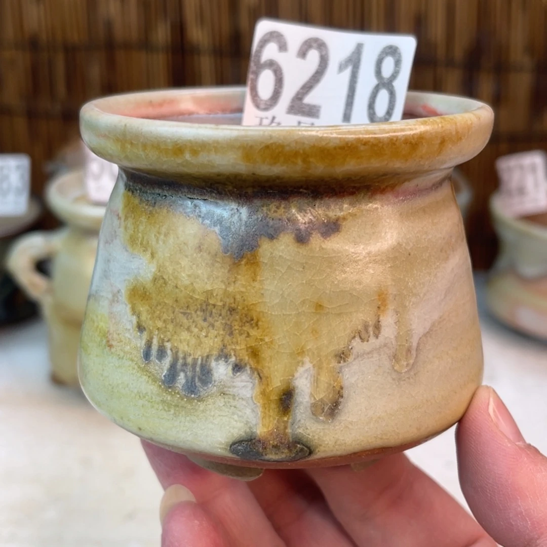 手工花盆默认瑕疵完美者勿拍