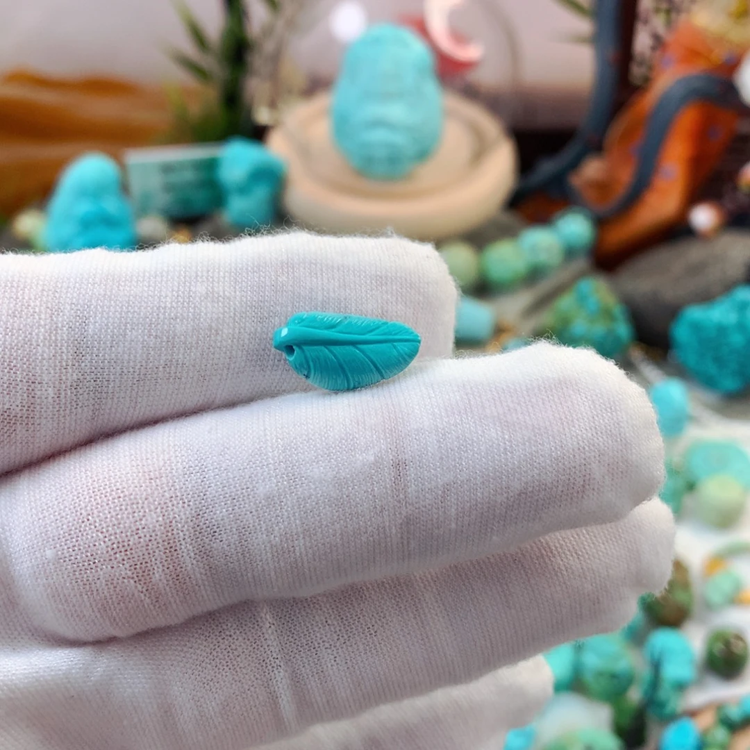 绿松石未镶嵌珠宝半成品