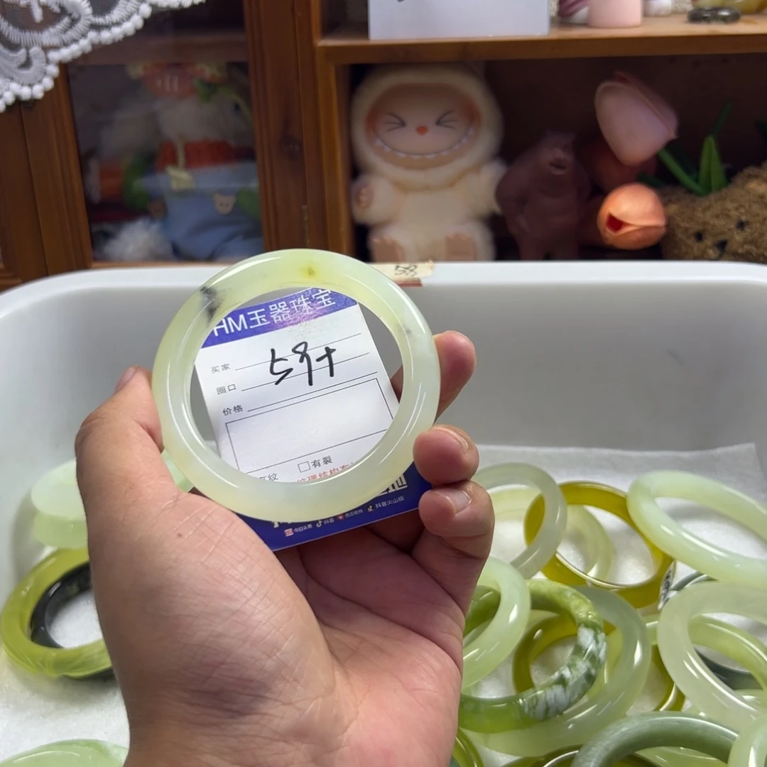 未镶嵌蛇纹石玉手镯535