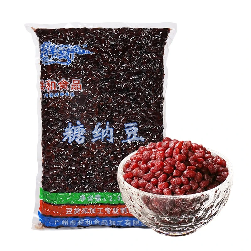 联和祥芸轩红豆袋装即食糖蜜红豆双皮奶奶茶店专用2.5kg*6袋/整箱
