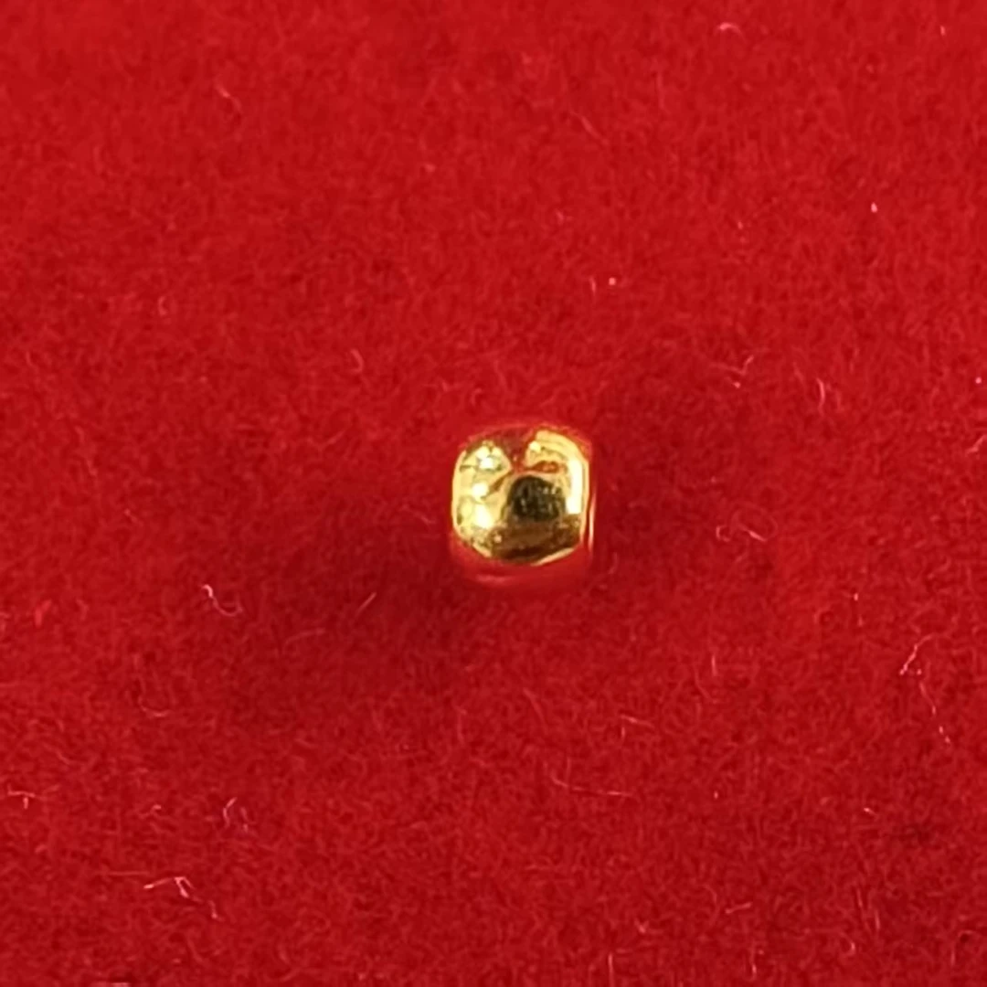 【夏夏专享】足金999 卡2mm金珠（十颗起送合金链+包邮）BP 90033