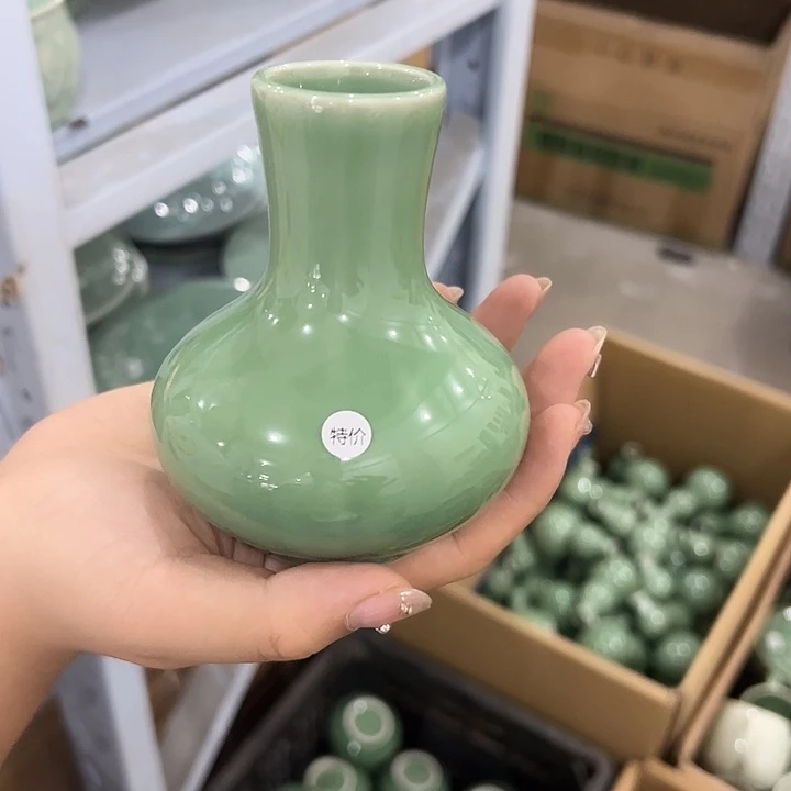 龙泉云间青瓷小米茶器