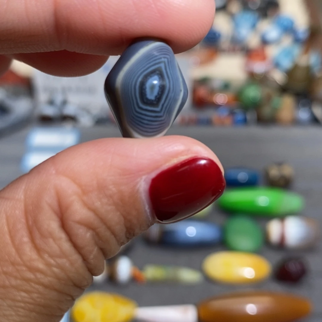 左***叶玛瑙/玉髓合金手链