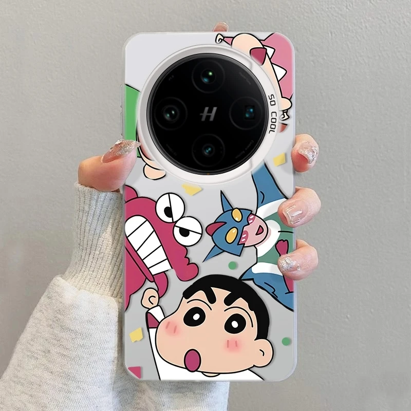 卡通小新适用OPPOFindX8Pro手机壳创意X7ultra男款VIVOX200磨砂保