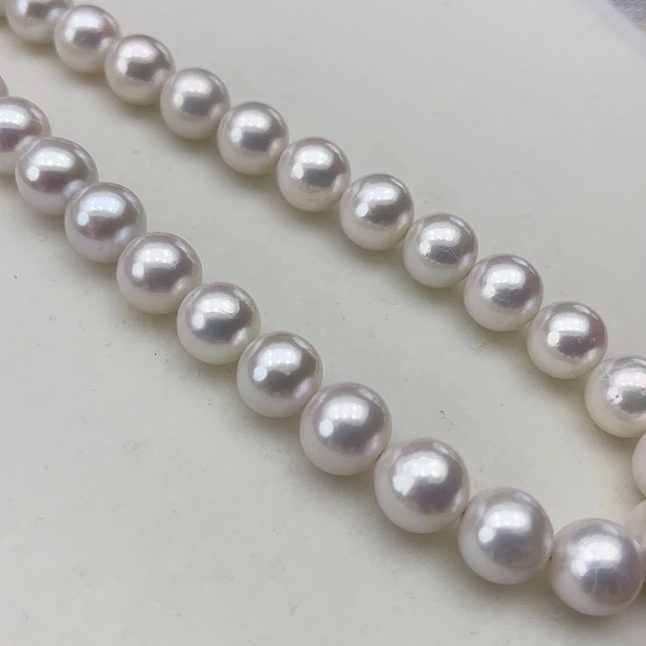 淡水珍珠颈饰银S925镶嵌11-12高品