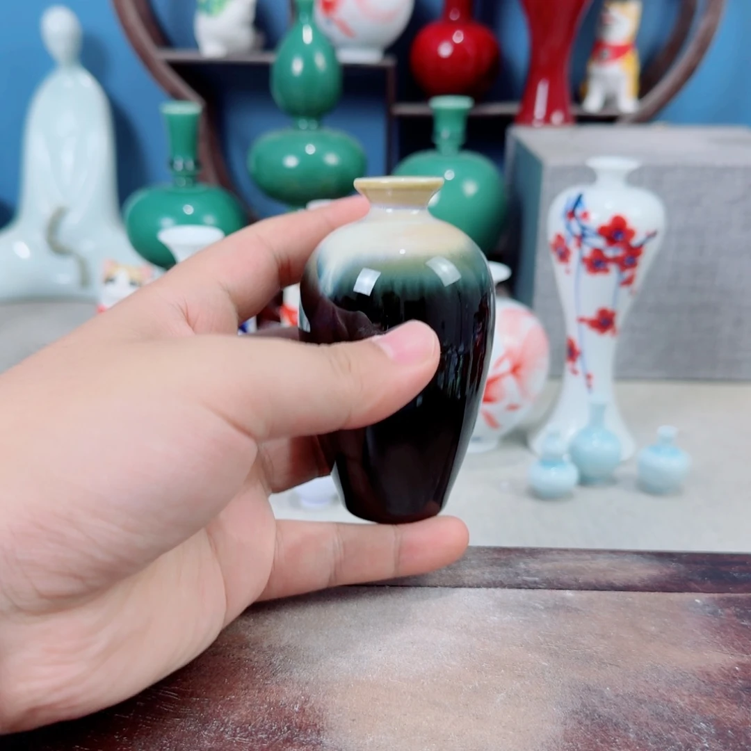 陶瓷手工小花器摆件