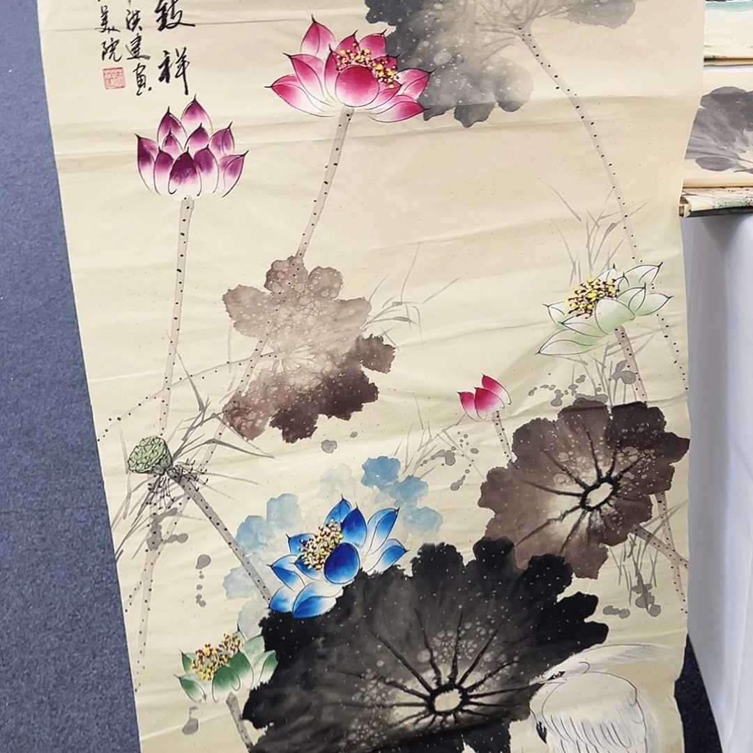 国画事事顺心如意万事如意万事如意