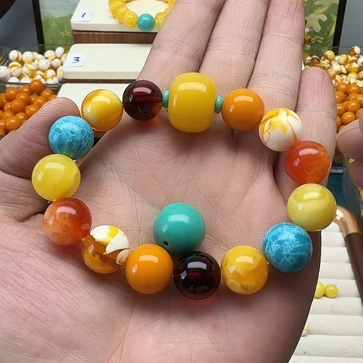 人***>非金属多色手串一条搭配一套