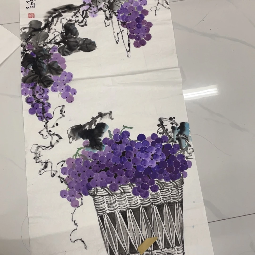 国画周爱丽老师绘画