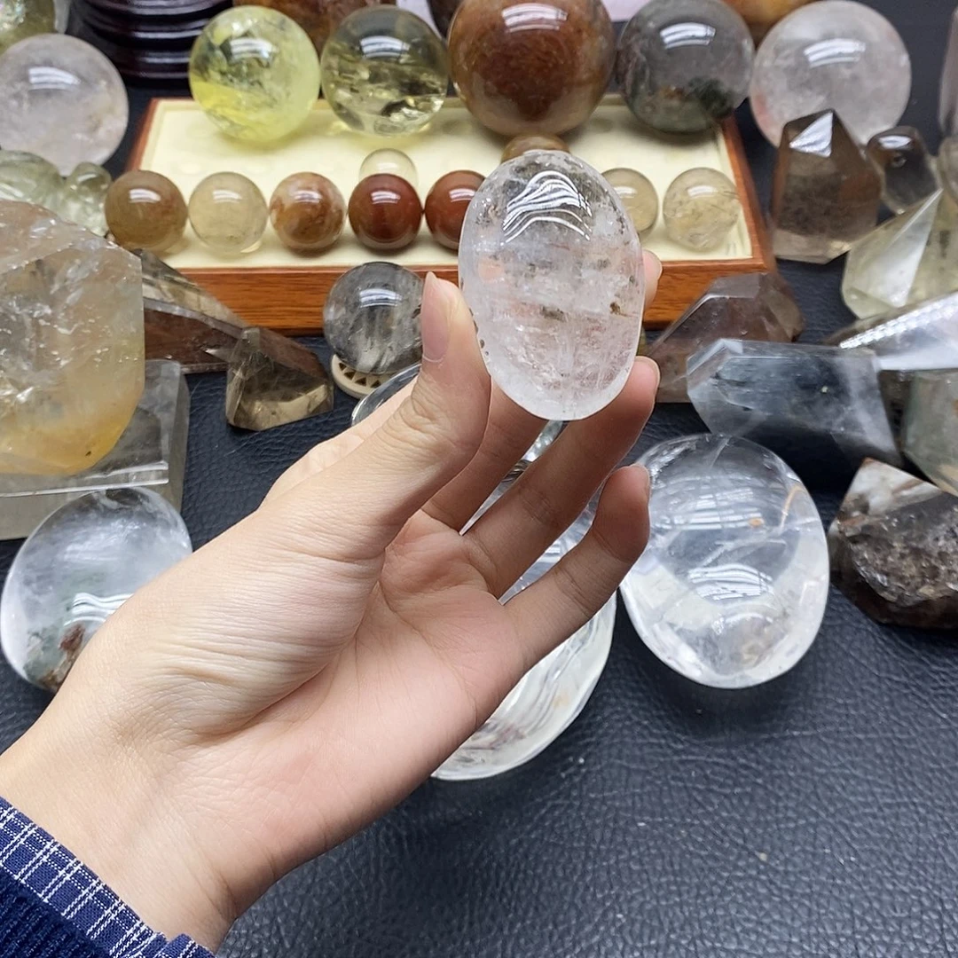 珠宝半成品水晶未镶嵌62水晶石