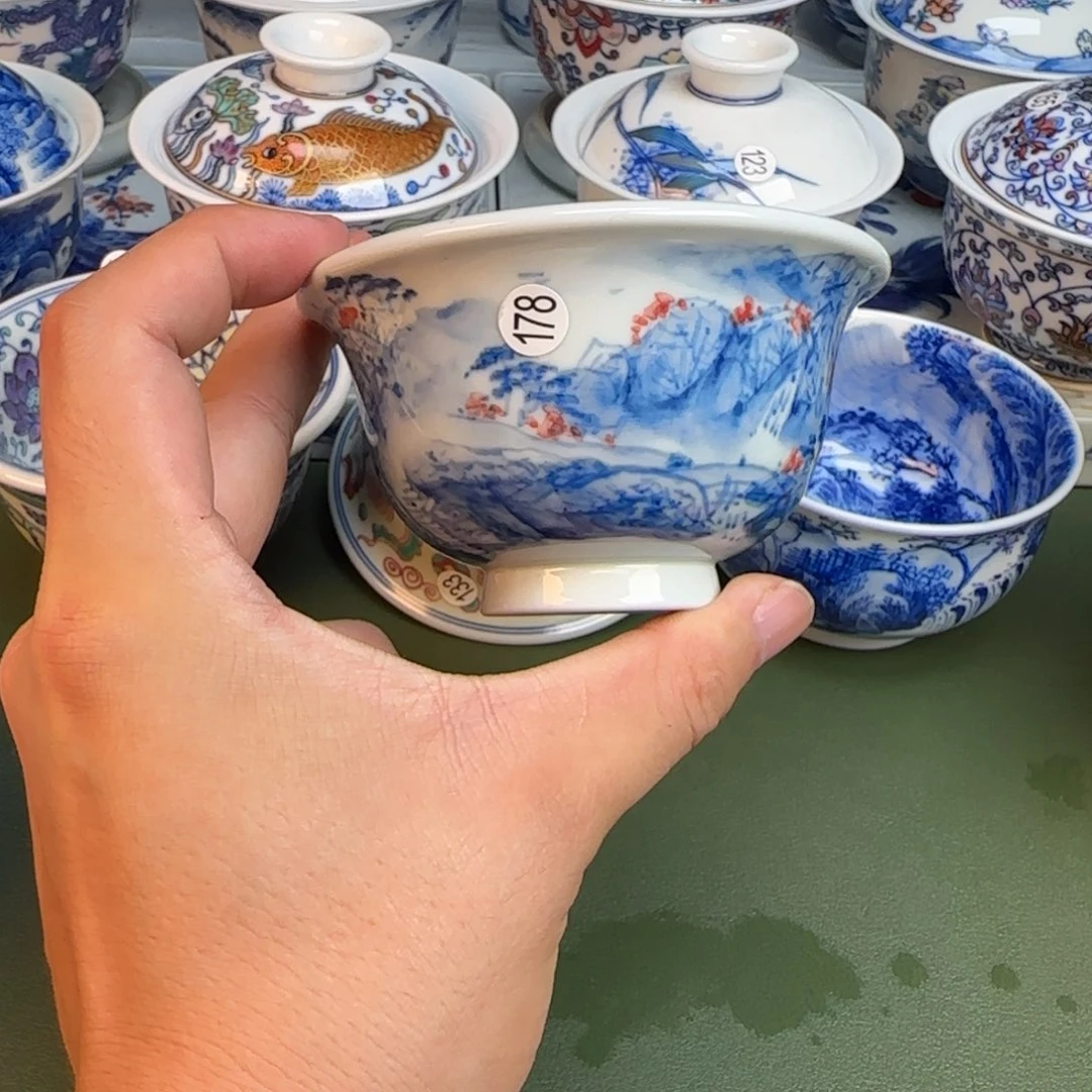 彦祖纯手工手绘茶具178