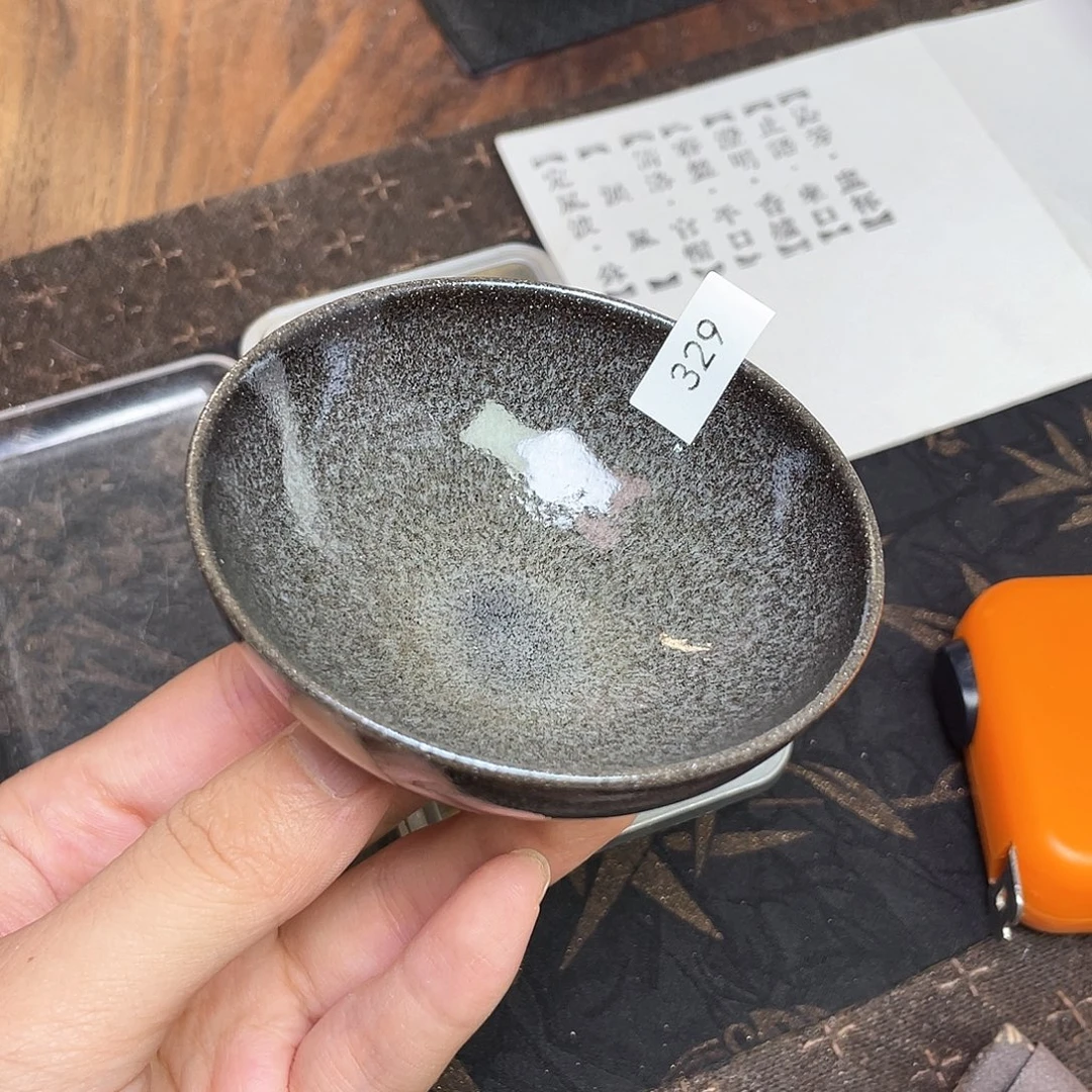 茶盏329 福临号建盏柴烧薄胎