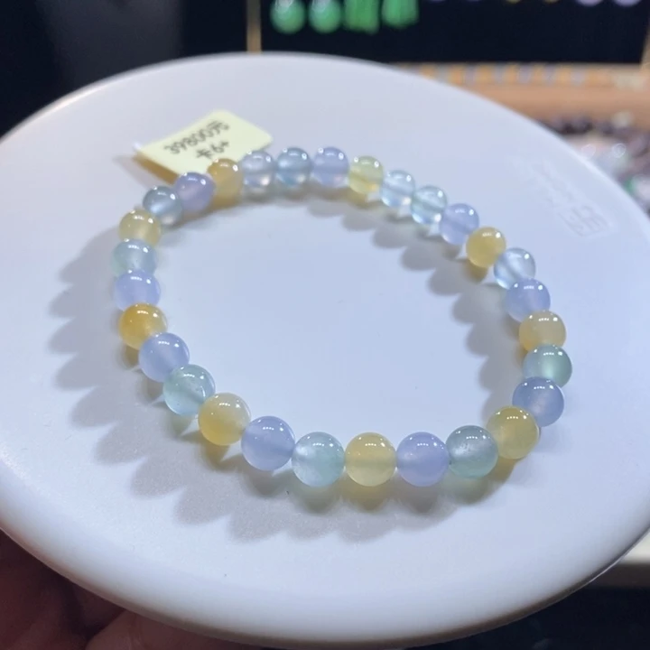 翡翠未镶嵌吊坠(不含链)翡翠冰糖果色手串