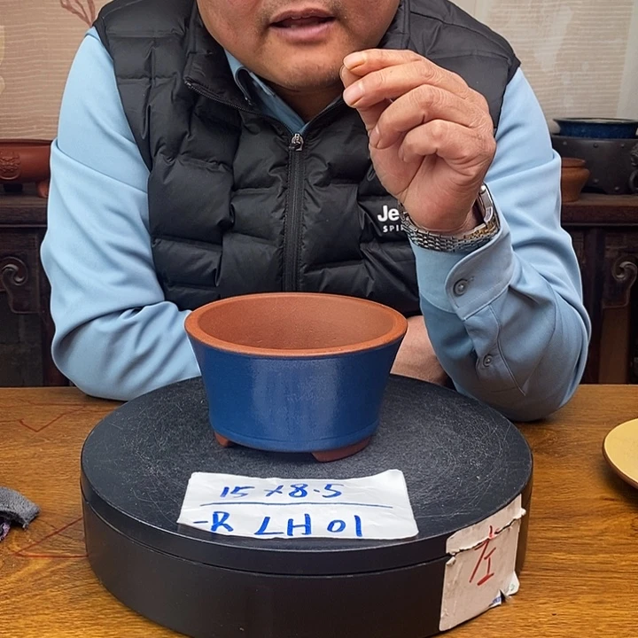 紫砂花盆货号一只LH01