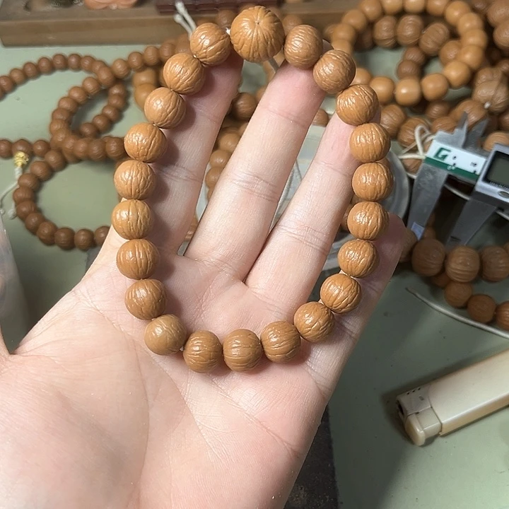 吊坠猴头核桃活*三维同尺12聚宝盆