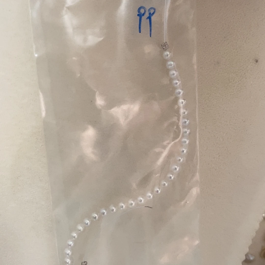 银S925镶嵌耳饰淡水珍珠