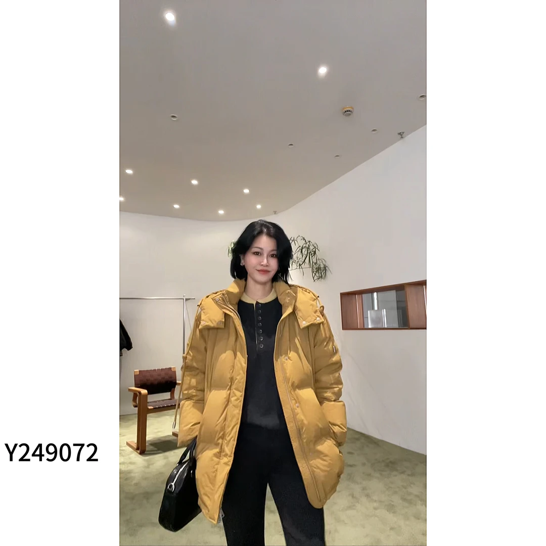 MISS MIN  Y249072 反季廓形感蓬蓬90白鸭绒羽绒服女冬季加厚外套