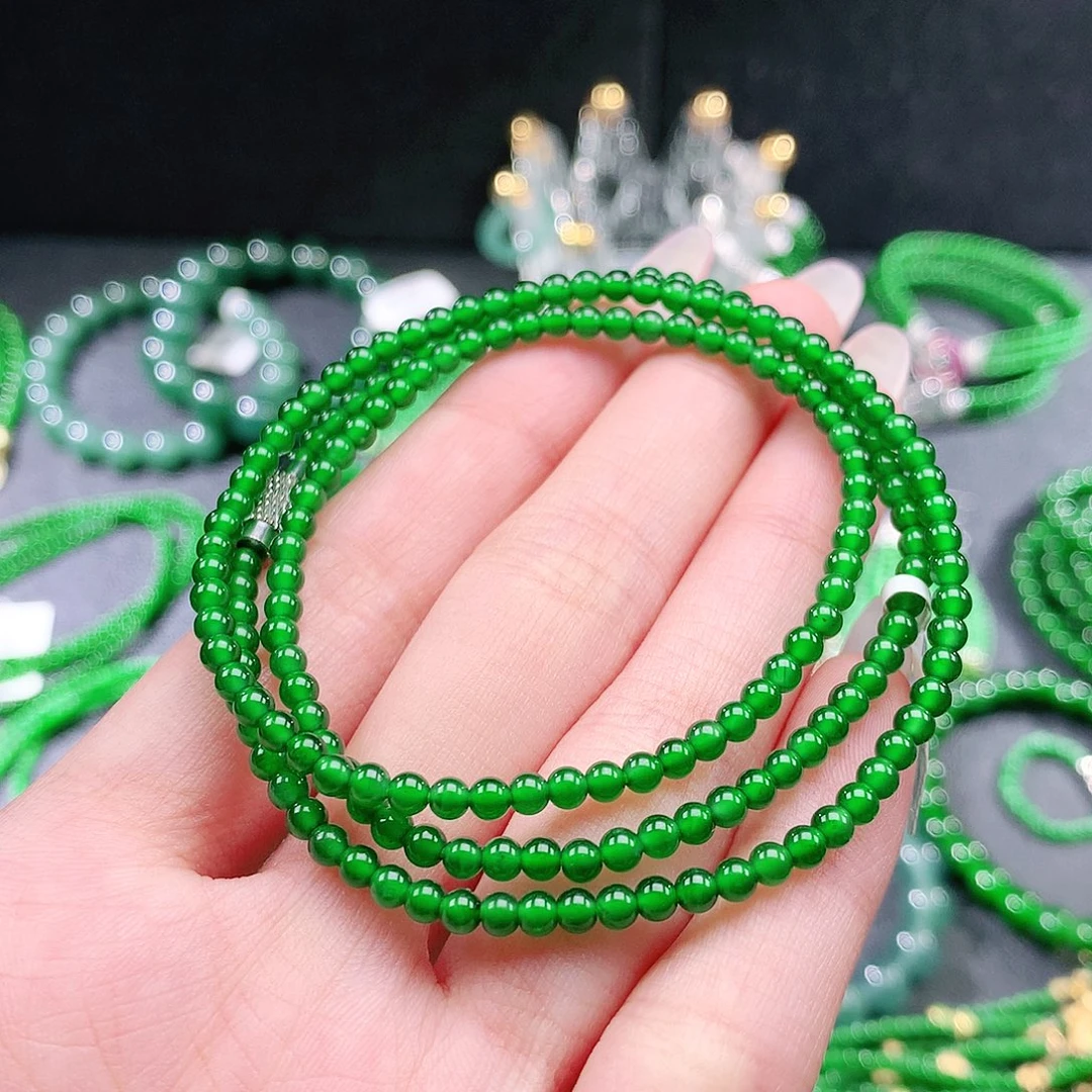 *****翡翠未镶嵌手链项链