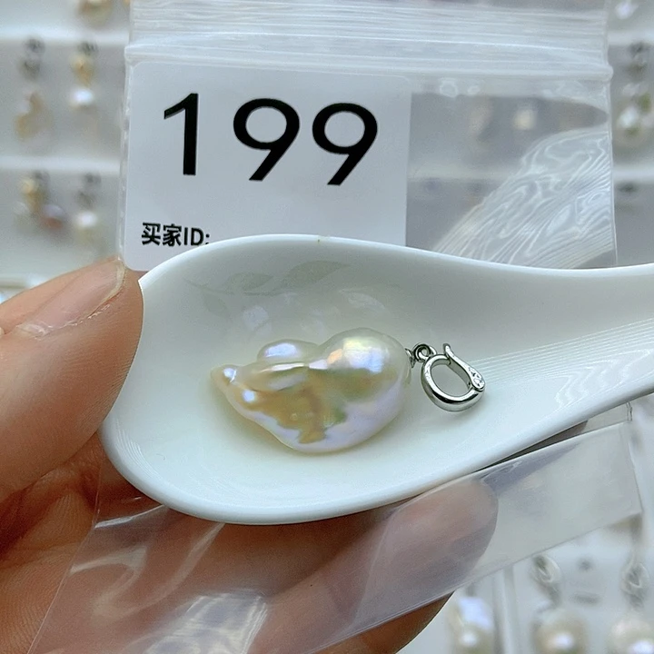 淡水珍珠颈饰银S925镶嵌