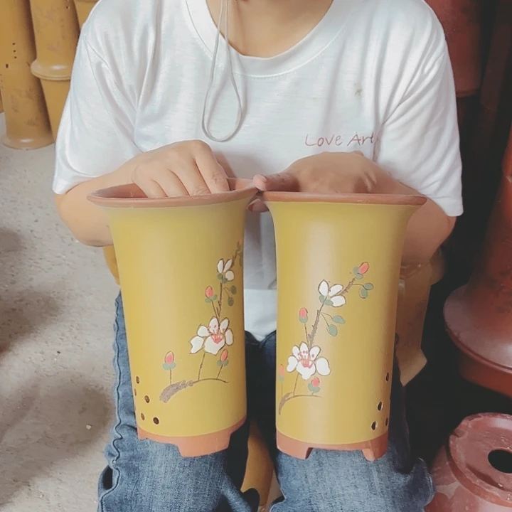 紫砂花盆宜兴紫砂精品花盆
