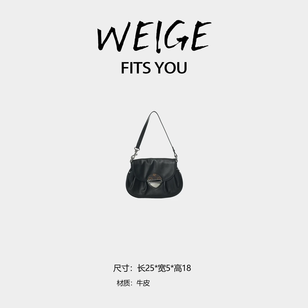 【高定系列】2025夏季新款百搭轻便手提单肩斜跨女包 BV75001-黑色