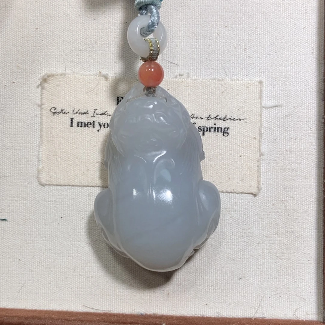 和田玉（糖玉）颈饰未镶嵌