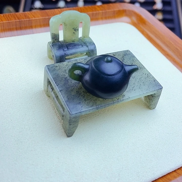 和田玉摆件未镶嵌风**阻