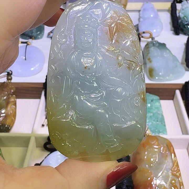 颈饰未镶嵌翡翠A货