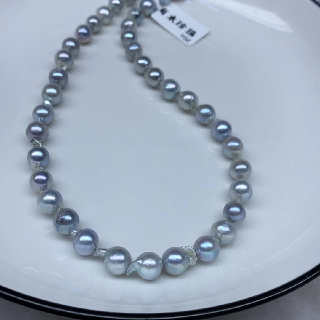 海水珍珠颈饰未镶嵌真多麻巴洛克