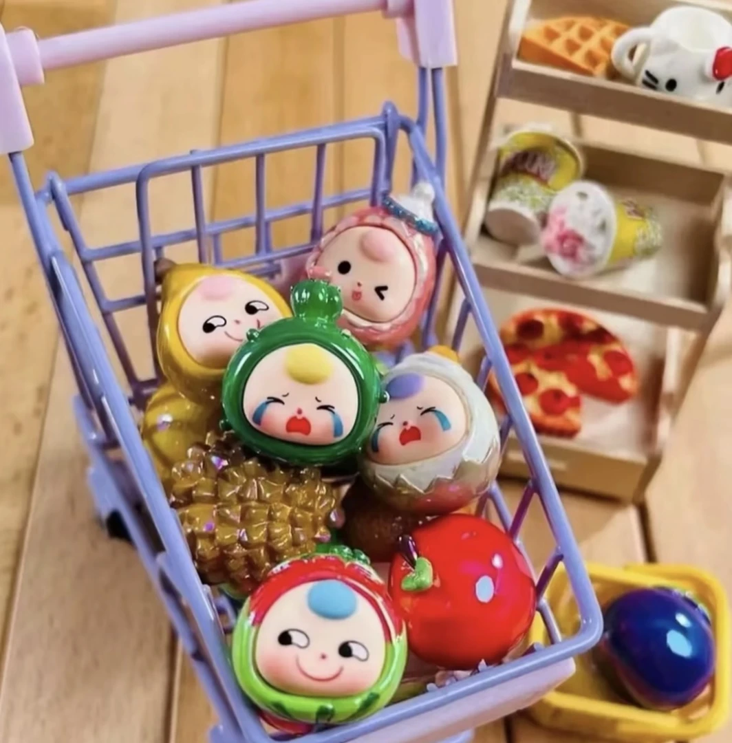 【清醒拆盒】娃三岁好吃鬼可爱卡通桌面创意饰品