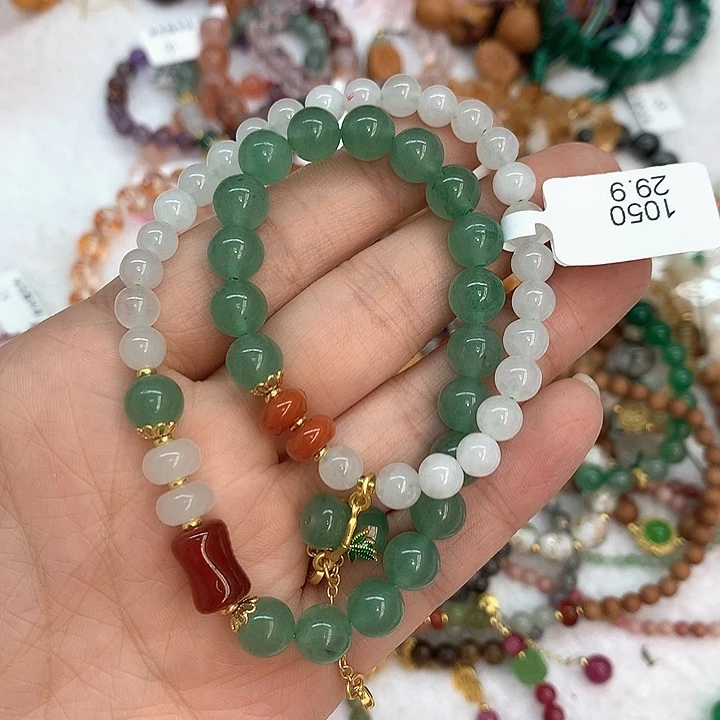 玛瑙/玉髓手串未镶嵌双圈