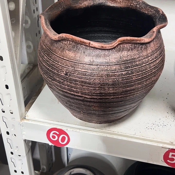 粗陶盆默认打孔高20口21
