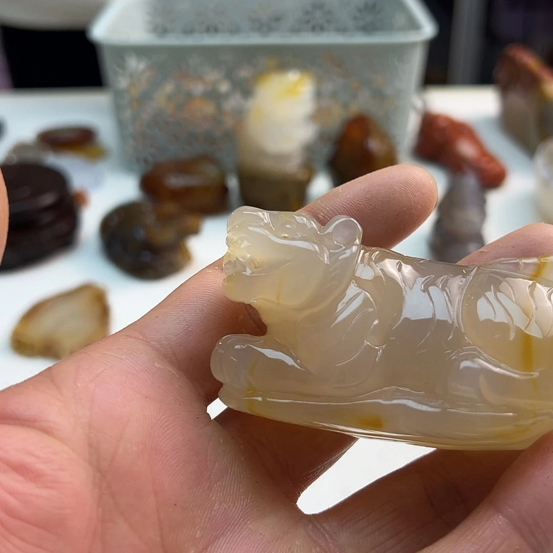 玛瑙/玉髓合金颈饰
