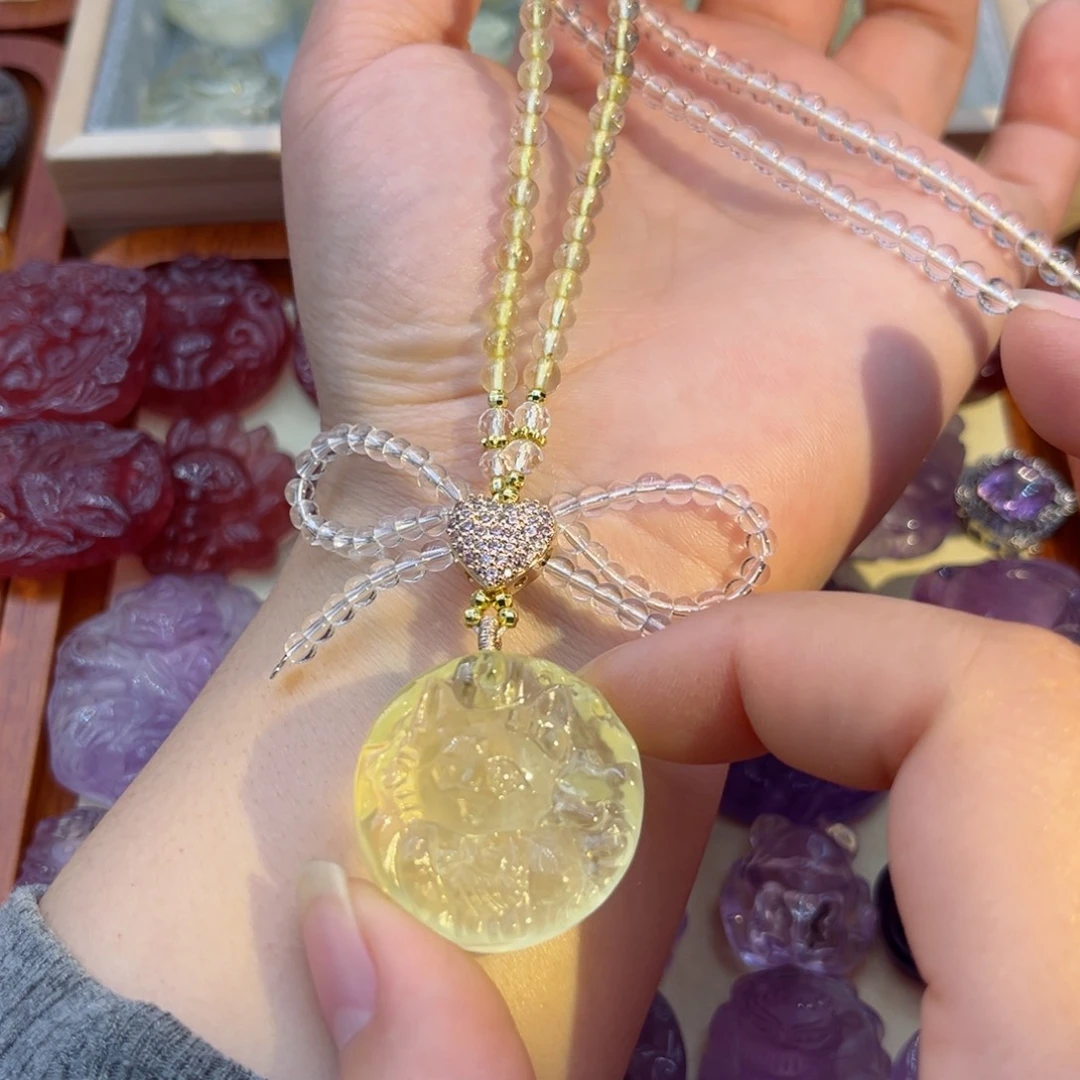 水晶颈饰未镶嵌黄水小可爱59