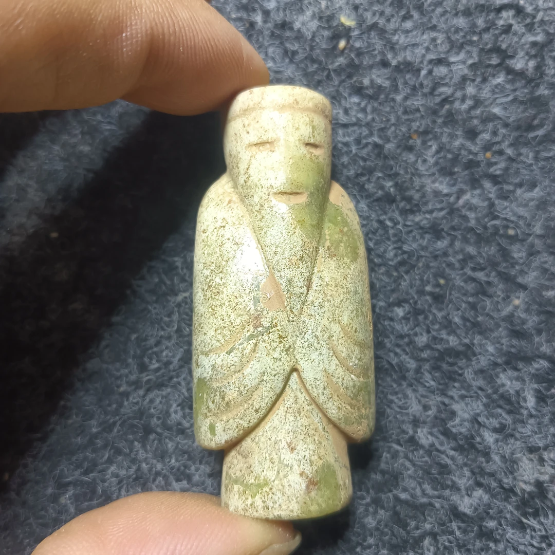 和田玉玉翁仲挂件