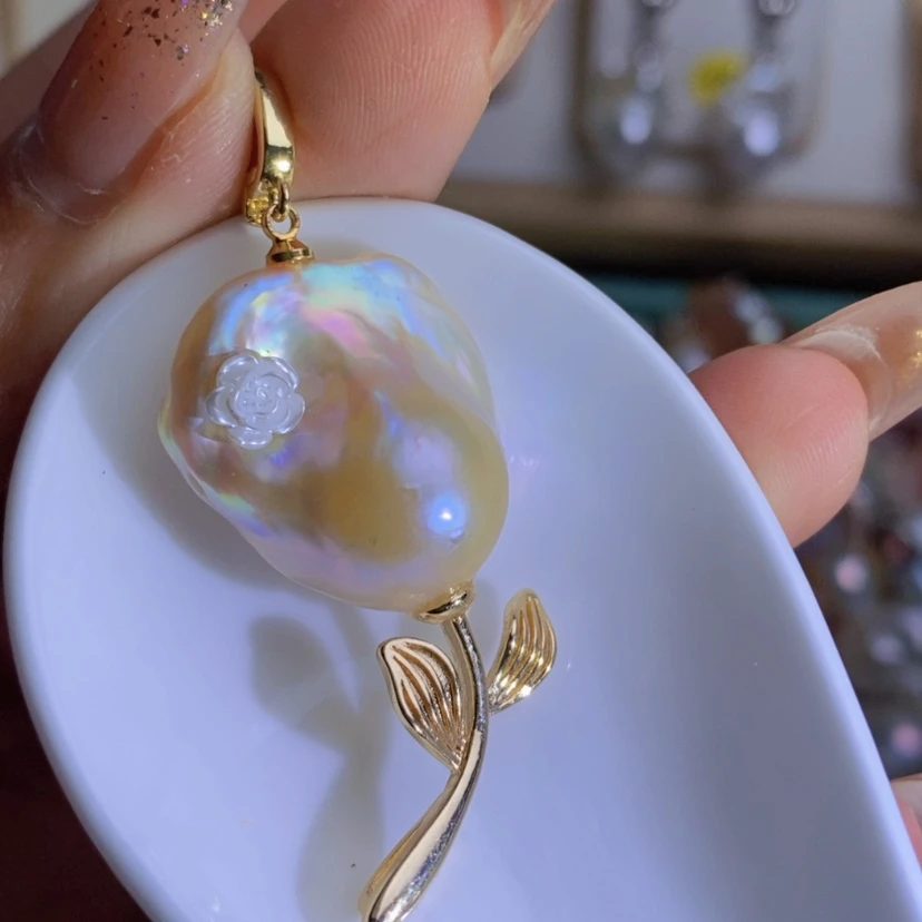 【闪购商品】淡水珍珠天然淡水珍珠合金