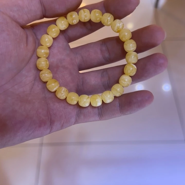 手链琥珀未镶嵌蜜蜡