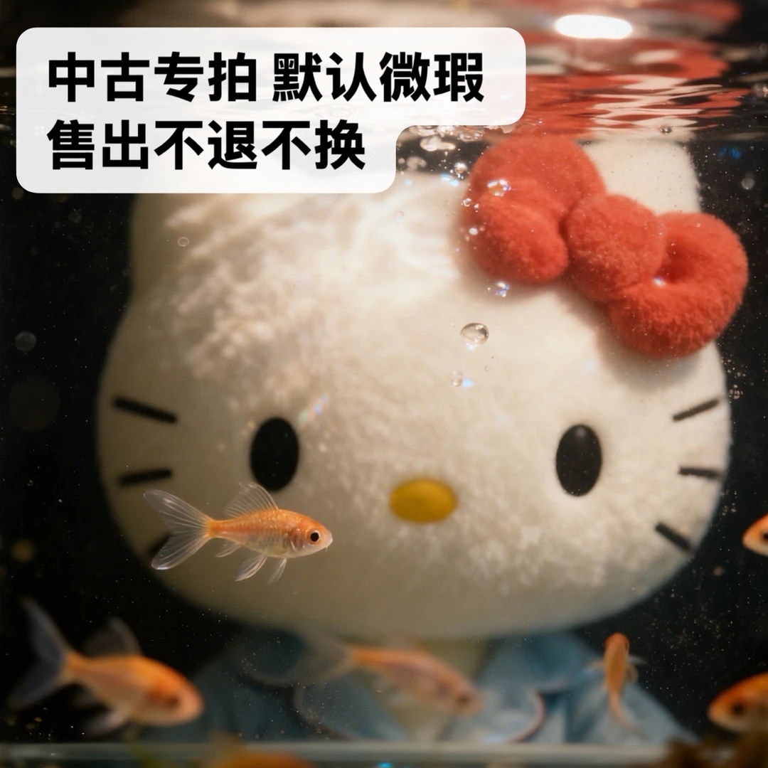【中古正版合集】HelloKitty挂件公仔