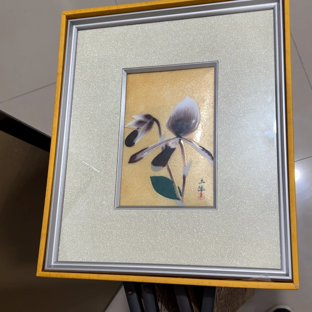 哗***子绘画屏风框画茶空间设计