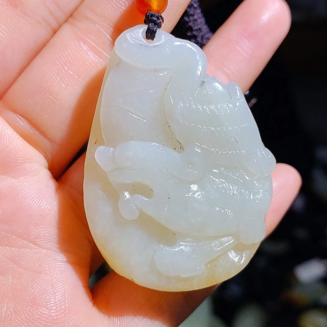 和田玉颈饰未镶嵌