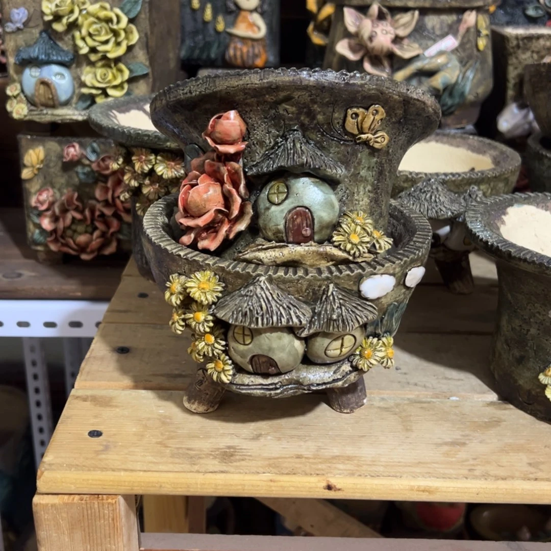 红陶零****5青藤多肉花盆