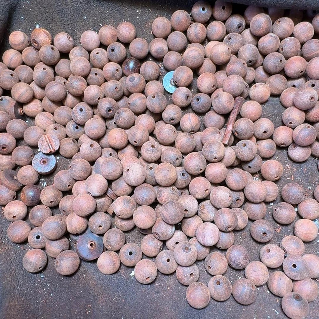 静***水檀香紫檀（小叶紫檀）手串印度小叶紫檀拆房老料无科技