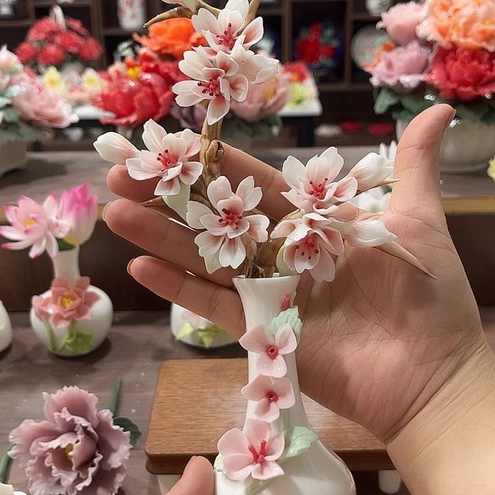 瓷片陶瓷工艺品摆件