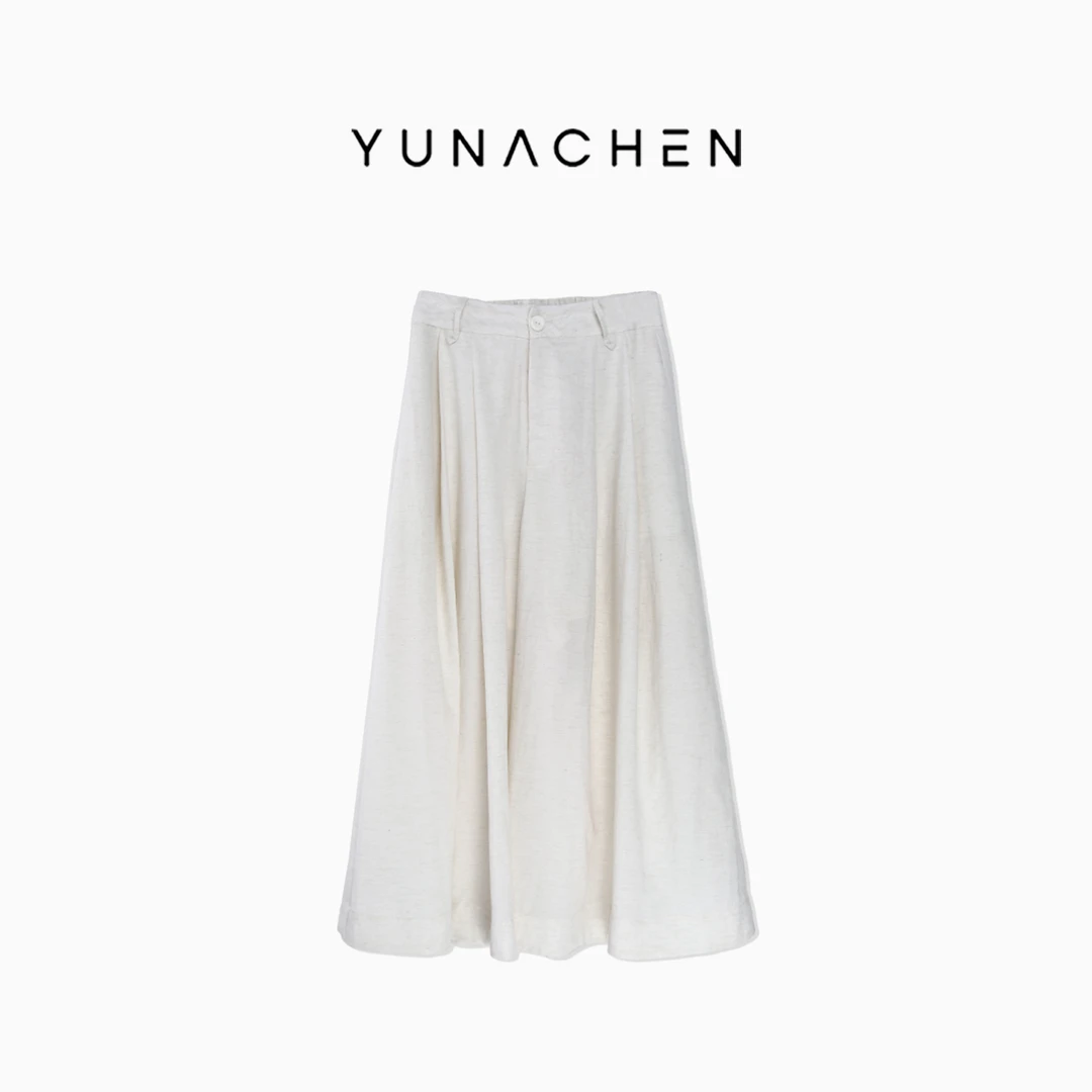 菠萝宝宝yuna【花棠】休闲百搭宽松裙裤女士休闲裤YE17