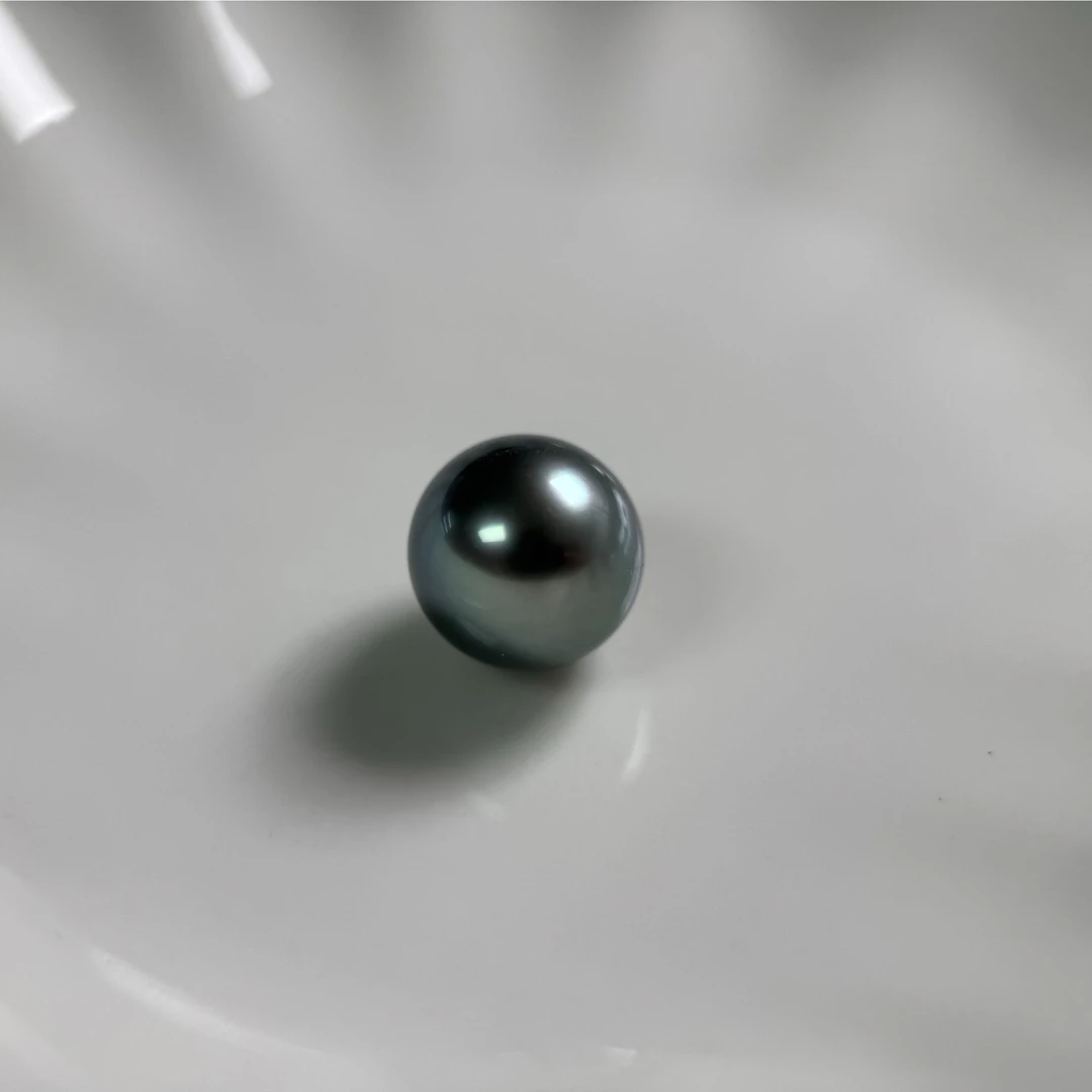 大溪地铂金灰<11-12mm>珍珠裸珠