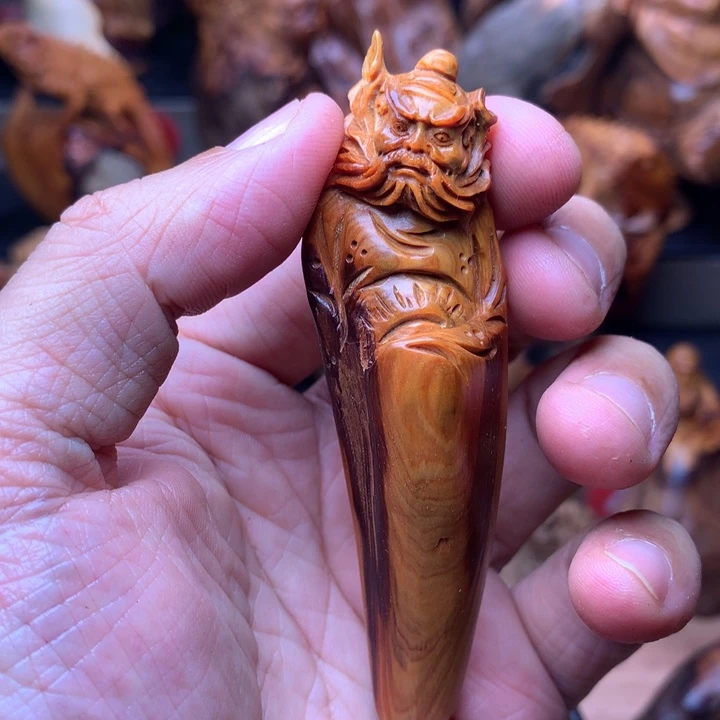 柏木（崖柏）崖柏陈化料手把件